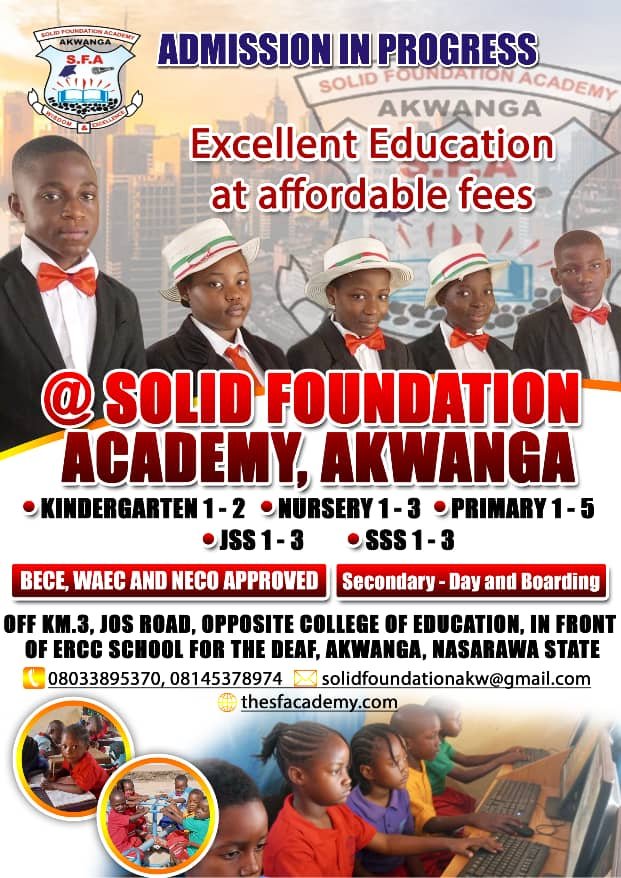 SOLID FOUNDATION ACADEMY AKWANGA Logo